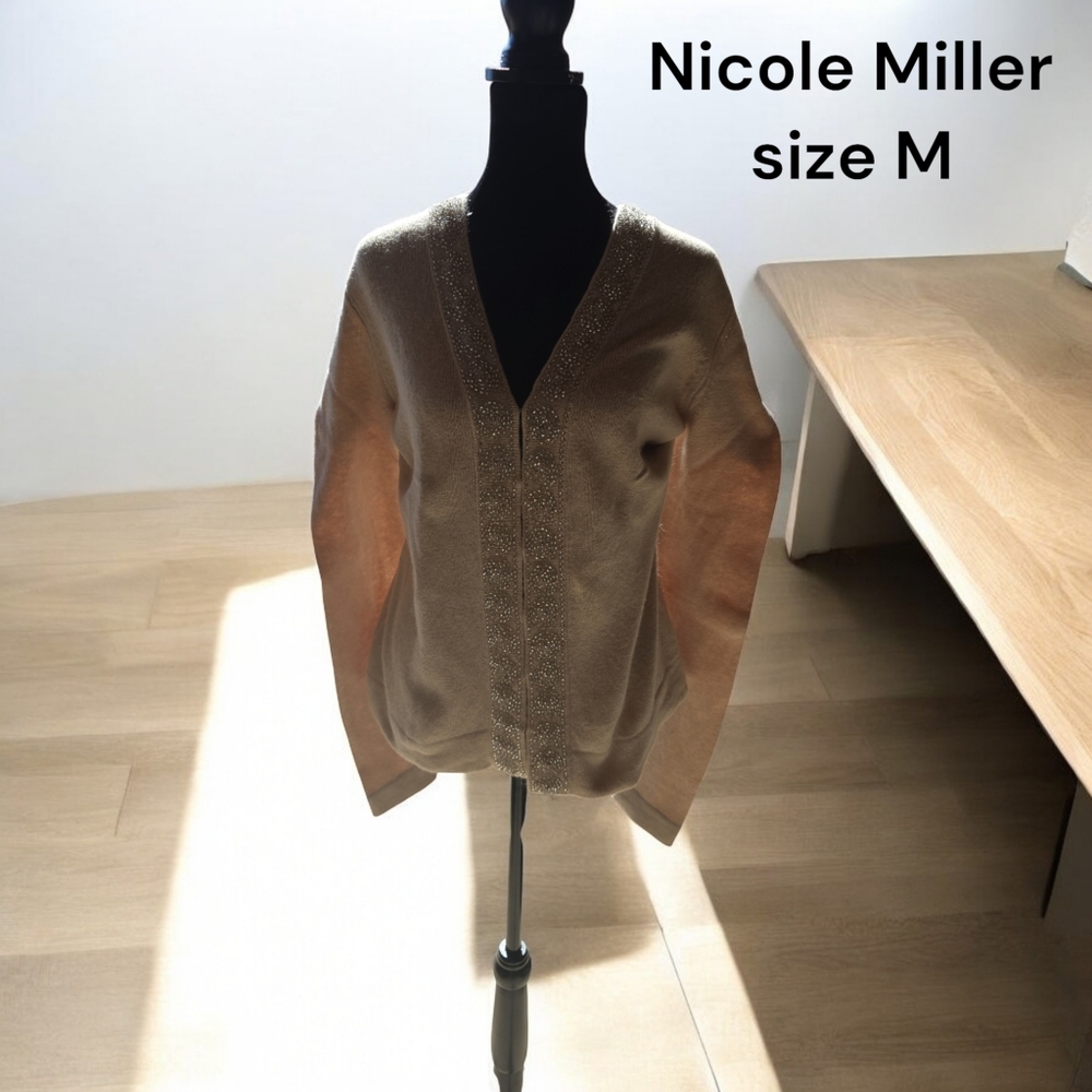 Elegant Nicole Miller Cardigan - Size M